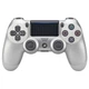 Беспроводной bluetooth джойстик DOUBLE motor vibration 4 для Sony PS4 -DS-2312-Silver - изображение 9