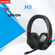 Ігрові навушники Lenovo LEGION H5 з комбінованим підключенням, еквалайзером, ПЗ, знімним мікрофоном, чорний - зображення 2