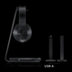 Навушники Lenovo LEGION H6 Wireless Gaming Headset з комбінованим підключенням, мікрофоном, чорний - зображення 7