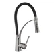 Смеситель для кухни с гибким изливом Kroner KRP Ersel - GRP03393BLK графит pvd - изображение 7