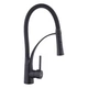 Смеситель для кухни с гибким изливом Kroner KRP Ersel - SCH03393BLK черный - изображение 1