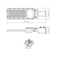 LED ліхтар вуличний VIDEX IP65 SLE17 100W 11000Lm 5000K 220V - зображення 8
