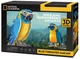 Пазл конструктор CubicFun National Geographic 3D Зникаючі тварини Папуга Ара DS1097H 88 елементів (6944588210977) - зображення 1