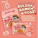 Корейська локшина бульдак рамен Samyang Buldak Rose гостра зі смаком курки у вершковому соусі 140g - зображення 6