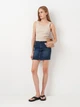 Юбка джинсовая мини осенняя прямая женская Piazza Italia 28745-649 M Denim (2028745002040) - изображение 3