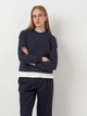 Свитшот женский GANT Reg Tonal Shield C-Neck Sweat 4200663-433 XS Синий (7325706894634) - изображение 1