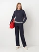 Свитшот женский GANT Reg Tonal Shield C-Neck Sweat 4200663-433 XS Синий (7325706894634) - изображение 3