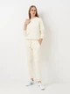 Спортивные штаны женские GANT Reg Tonal Shield Sweatpants 4200709-116 S Белые (7325707174599) - изображение 3