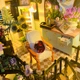 Румбокс 3D інтер'єрний конструктор DIY house «Квітковий будиночок» + Захисний купол (M2322) - зображення 4