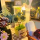 Румбокс 3D інтер'єрний конструктор DIY house «Квітковий будиночок» + Захисний купол (M2322) - зображення 8