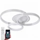 Люстра светодиодная потолочная LUMINARIA AKRILIKA ROUND 100W 4R WHITE/CLEAR 220V IP20 с пультом ДУ - изображение 1