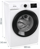Стиральная машина полногабаритная Gorenje WPNEI84A1SWIFI/UA + Сушильный автомат GORENJE DNE8B (комплект) - изображение 17
