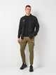 Спортивная кофта мужская Joma Grafity Iii 102866.100 L Черная (8445456434535) - изображение 3