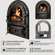 Печные дверцы Iron Fire Artik 460х560 мм со стеклом чугунные - изображение 5