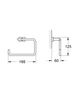 Кільце для рушника Grohe Essentials Cube New (40510001) - зображення 3