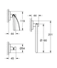Набор аксессуаров 3 в 1 Grohe Essentials New (40775001) - зображення 2