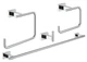 Набор аксессуаров 4 в 1 Grohe Essentials Cube New (40778001) - зображення 1