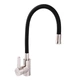 Смеситель для кухни Zerix LR74004-2 с черным гибким изливом (LL1202) - зображення 1