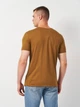 Футболка хлопковая длинная мужская Piazza Italia 83227-71617 S Brown tobacco (2083227004035) - изображение 2