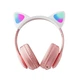 Наушники с котячими ушками Bluetooth Hoco W42 Adventure — Cherry Blossom (016i) - изображение 6