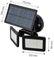 Lampka solarna Neo naścienna SMD LED 450 lm 99-092 (5907558469530) - obraz 6