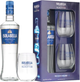 Ликер Isolabella Sambuca 0.7 л 40% + 2 стакана в подарочной упаковке (8001110161393) - изображение 1