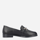 Loafersy damskie skórzane RIEKER 46262-01 37 (4UK) 24.5 cm Czarne (4061811692965) - obraz 5