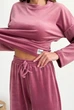 Костюм женский плюшевый кофта и штаны Casual Style Collection L-XL розовый - изображение 7