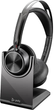 Słuchawki Plantronics Poly Voyager Focus 2 UC With Stand Black (213727-01) - obraz 4