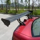 Спойлер антикрыло Daewoo Lanos элерон с регулировкой из алюминиевого сплава цвет - Черный - изображение 4