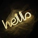 Настенный ночной неоновый светильник-ночник Neon Sign — Hello (041i) - изображение 4