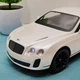 Машинка на радиоуправлении Bentley резиновые колеса свет масштаб 1:14 Белая (2048A) - изображение 6