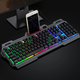 Проводная мембранная игровая клавиатура TWolf T16 с подсветкой Черная - изображение 5