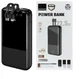 Портативний зарядний пристрій Power Bank Lenyes PX251D 1xUSB+1xType-C та вбудованими кабелями 1xType-C+1xLightining 22.5W+Super Quick Charge+PD 20000 mAh Чорне - зображення 4