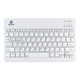 Беспроводная клавиатура JEQANG JB-330 ultra thin Touch wireless 78 клавиш Bluetooth V5.0 с кабелем Type-C White - изображение 1
