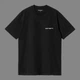 Футболка унисекс с рисунком роз Carhartt размер L черного цвета - изображение 1