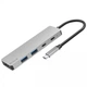 Hub Type-C Proove Iron Link 5 in 1 2 Type-C 2 USB 3.0 HDMI (6901119737679) - obraz 1