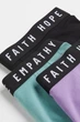 Набор удлиненные хлопковые боксеры H&M 3шт L green lavender разноцветный 2010 - изображение 2