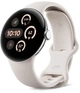 Смарт-часы Google Pixel Watch 3 WLAN 41 мм Polished Silver / Porcelain (EU - Version) - изображение 1