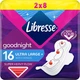 Прокладки гігієнічні нічні з крильцями, 16 шт. - Libresse Ultra Goodnight Large 16шт (952256-50843) - изображение 1
