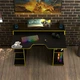 Геймерский игровой стол Rasin RS-29 черный+желтый - изображение 3