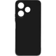 Чехол Fiji Full Soft Premium для Xiaomi Redmi 13 противоударный бампер с микрофиброй Black - изображение 2