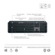 Клавиатура Logitech MX Keys S Plus Palm Rest Graphite (920-011589) - изображение 3