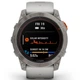 Мультиспортивные часы GARMIN Fenix 7X Pro Sapphire Solar Titanium with Grey/Orange Band - изображение 2