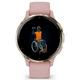 Спортивний годинник GARMIN Venu 3s Soft Gold Stainless Steel Bezel with Dust Rose Case and Silicone Band - зображення 5