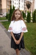Дитяча футболка-вишиванка Koala Fashion Орнамент 110 білий - зображення 1