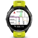Спортивные часы Garmin Forerunner 965 Carbon Gray DLC Titanium Bezel with Black Case and Amp Yellow/Black Silicone Band - изображение 2