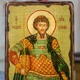 Икона Феодор Стратилат святой мученик на дереве под старину (170*230 мм) - изображение 1