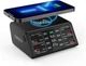 Зарядное устройство 9-in-1 ASOMETECH 838W беспроводное для iPhone Qi 15W Fast Charger ЖК-дисплей 100WPD 27W QС 18W Black - изображение 1