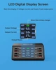 Зарядное устройство 9-in-1 ASOMETECH 838W беспроводное для iPhone Qi 15W Fast Charger ЖК-дисплей 100WPD 27W QС 18W Black - изображение 5
